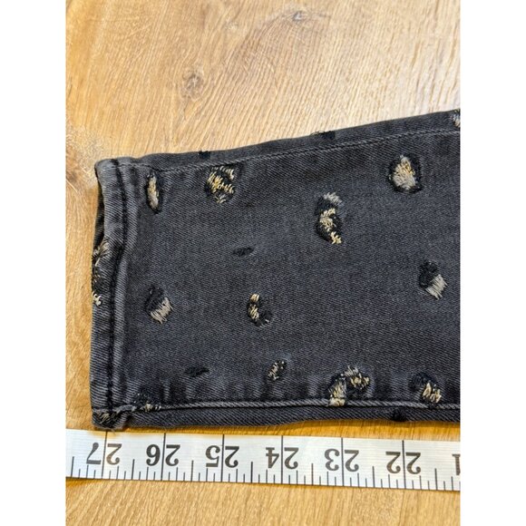 Driftwood Womens Jackie High Rise Cheetah Embroidery 29 - Picture 8 of 9